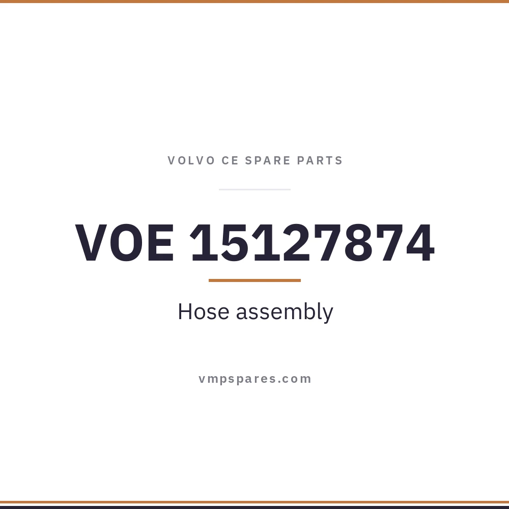 VOE 15127874 – Hose assembly