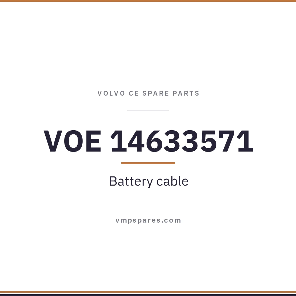VOE 14633571 – Battery cable