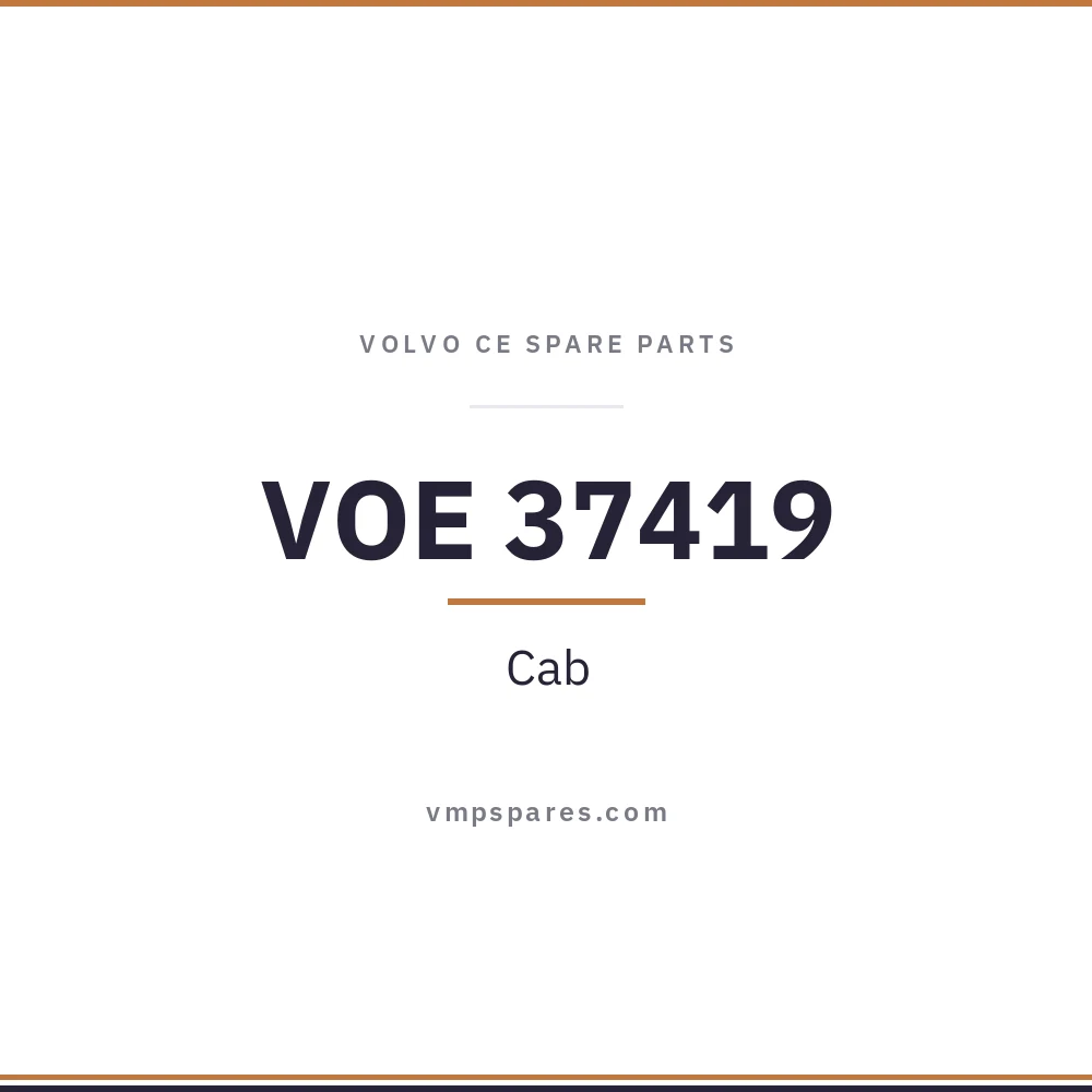 VOE 37419 – Cab