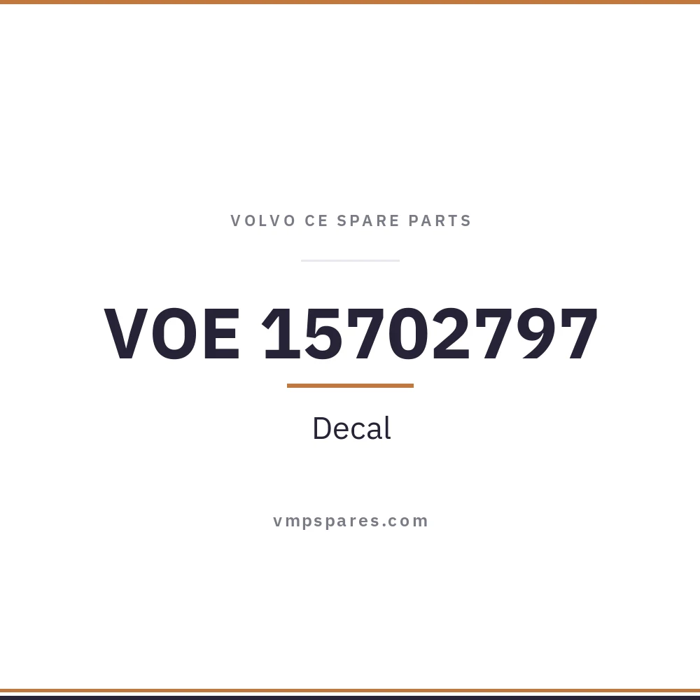 VOE 15702797 – Decal