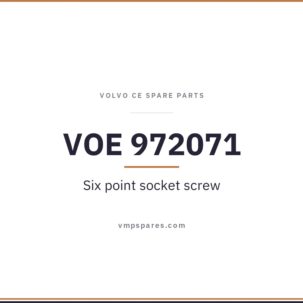 VOE 972071 – Six point socket screw
