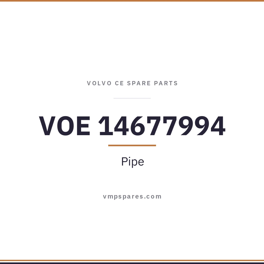 VOE 14677994 – Pipe