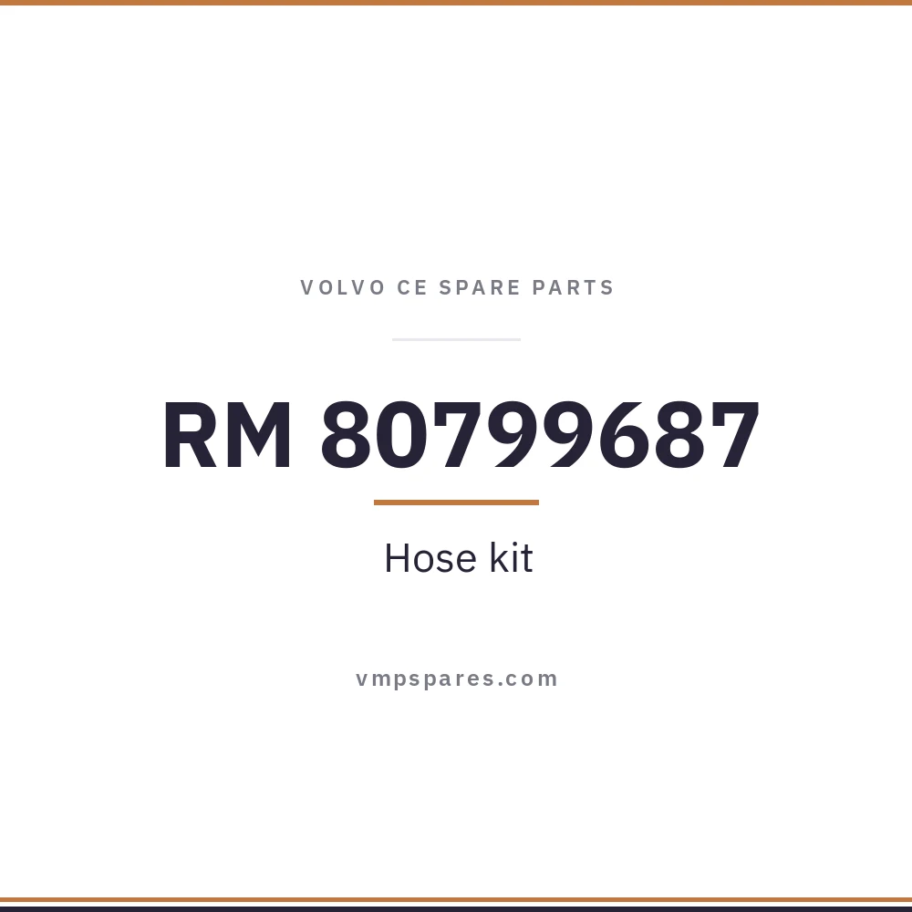 RM 80799687 – Hose kit