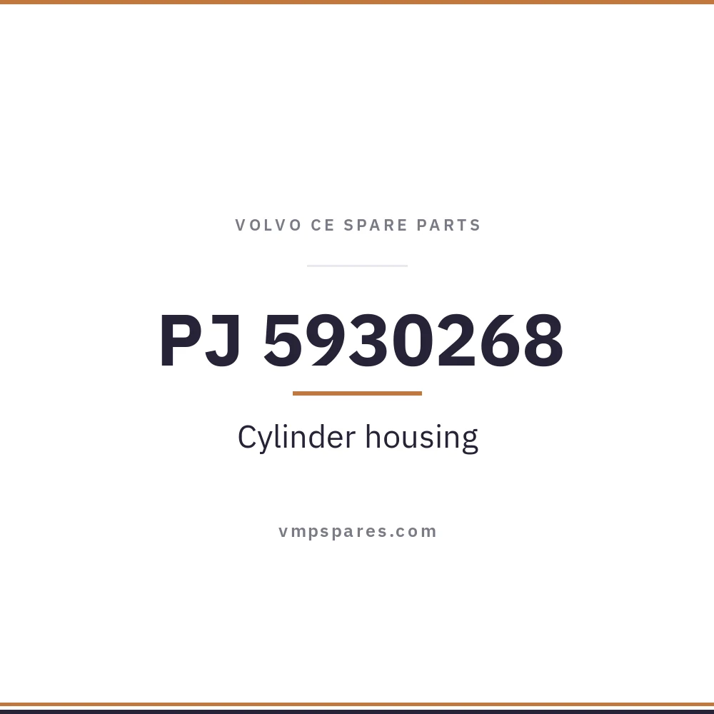 PJ 5930268 – Cylinder housing