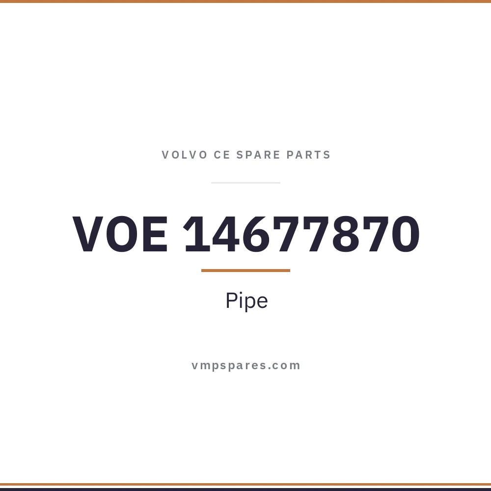 VOE 14677870 – Pipe