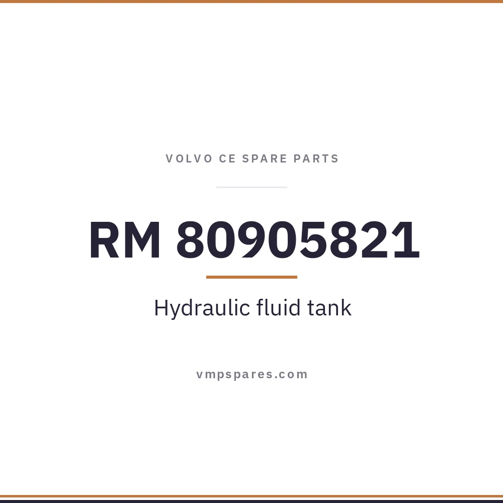 RM 80905821 – Hydraulic fluid tank