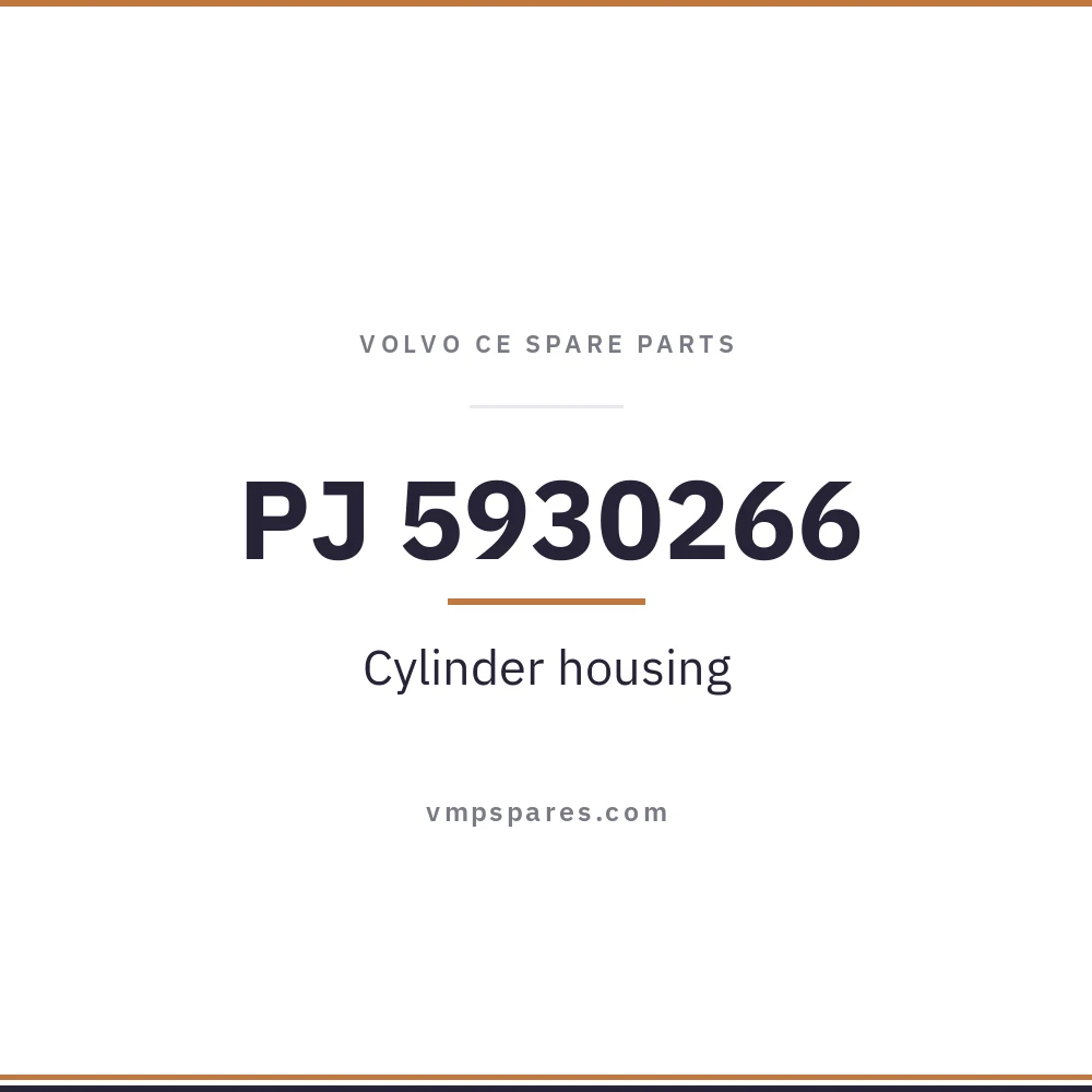 PJ 5930266 – Cylinder housing