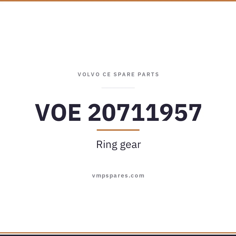 VOE 20711957 – Ring gear