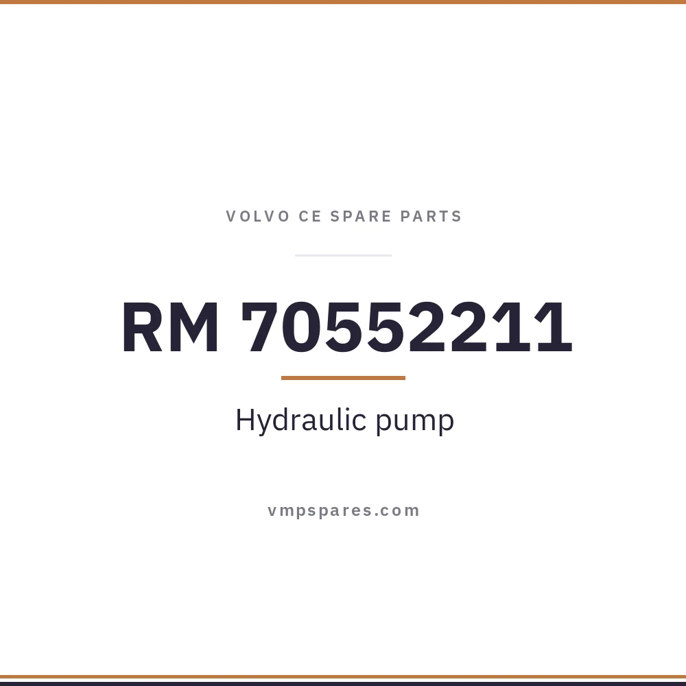 RM 70552211 – Hydraulic pump