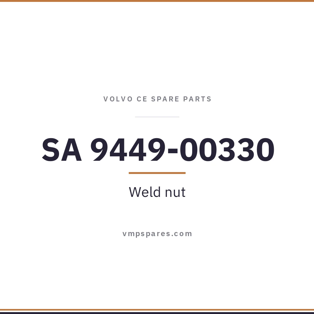 SA 9449-00330 – Weld nut