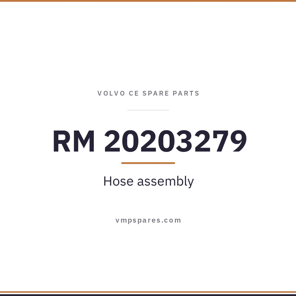 RM 20203279 – Hose assembly
