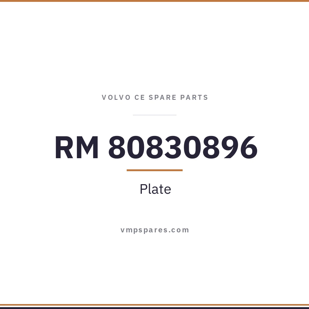 RM 80830896 – Plate