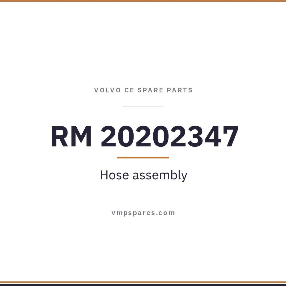 RM 20202347 – Hose assembly