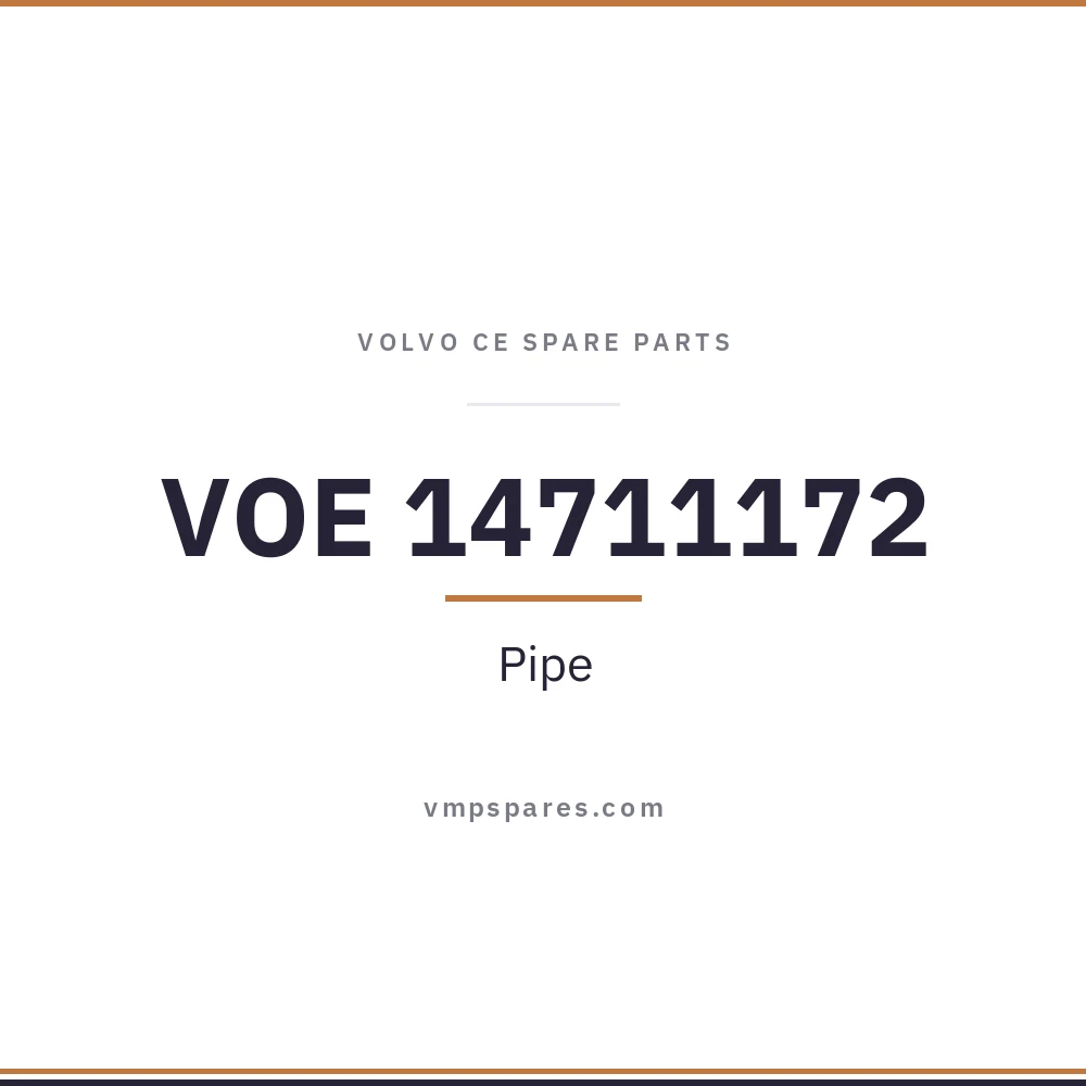 VOE 14711172 – Pipe