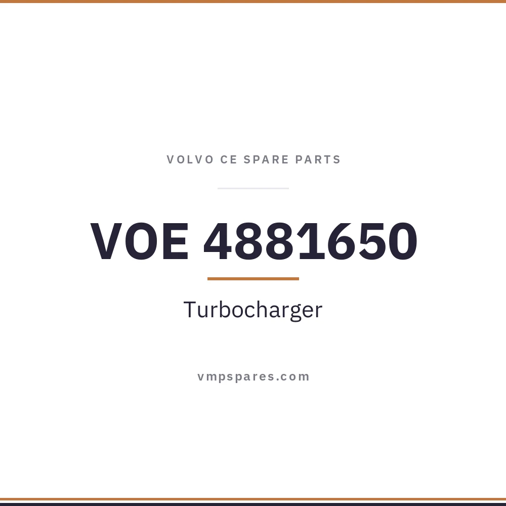 VOE 4881650 – Turbocharger