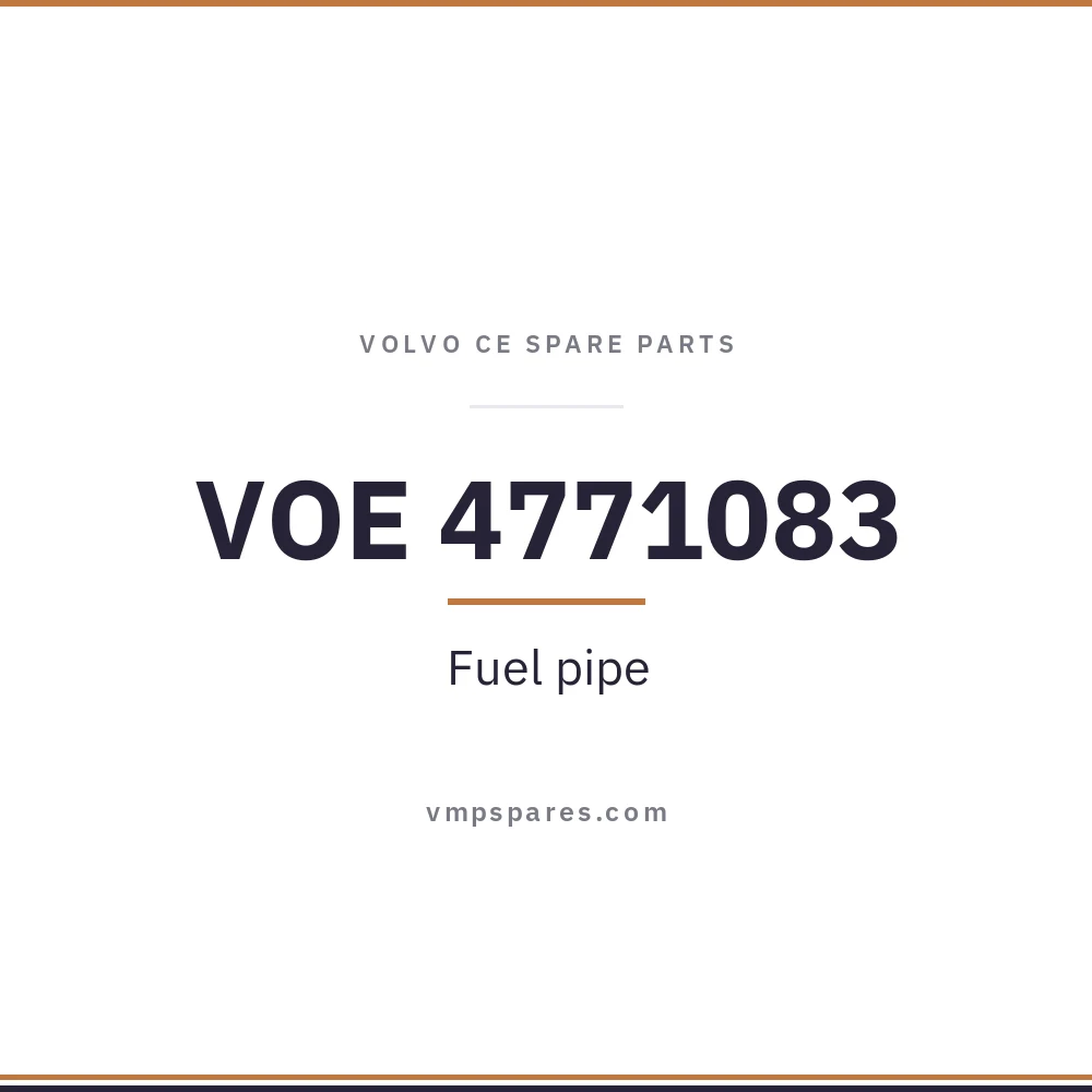 VOE 4771083 – Fuel pipe