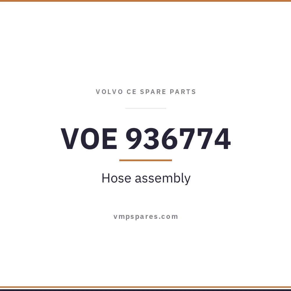 VOE 936774 – Hose assembly