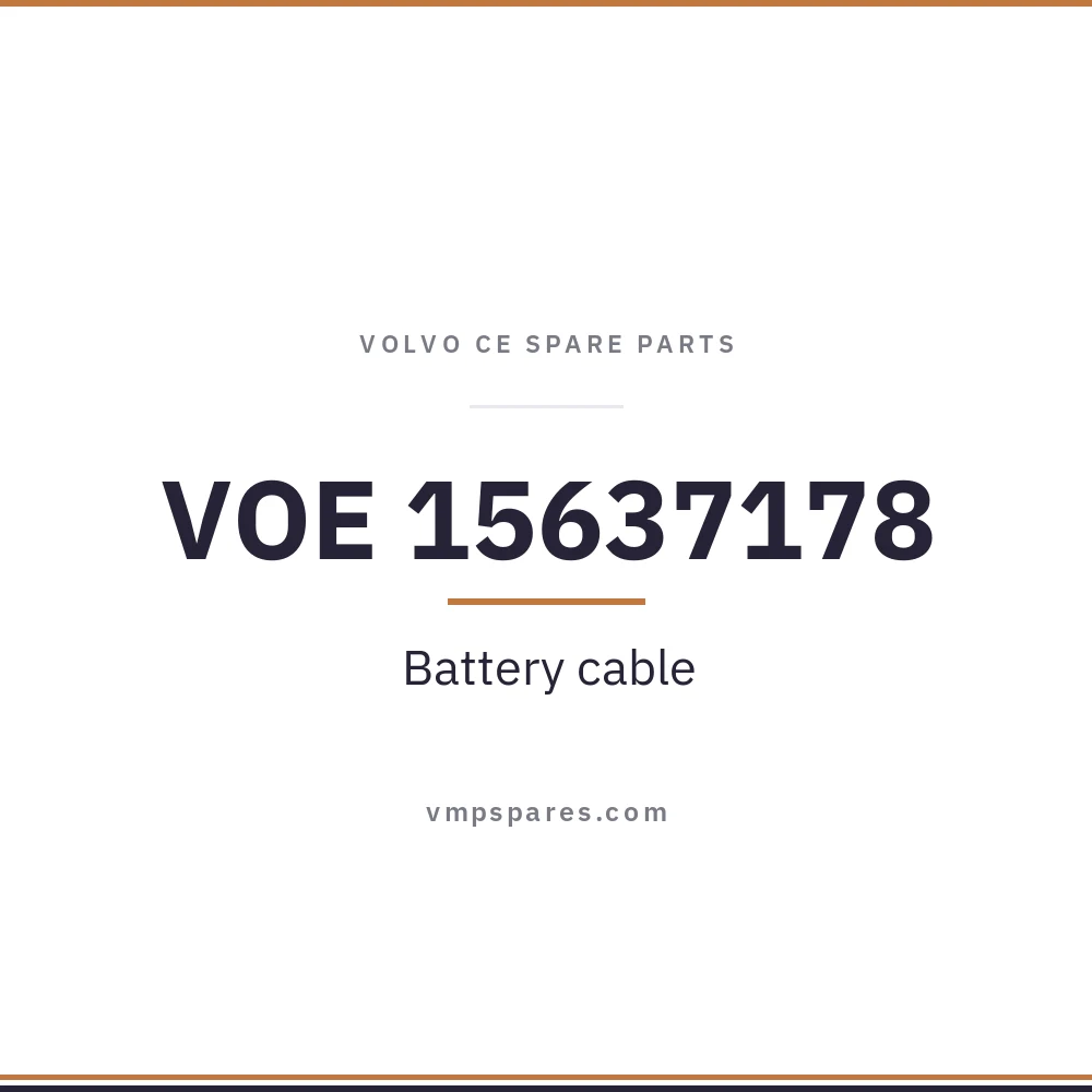 VOE 15637178 – Battery cable