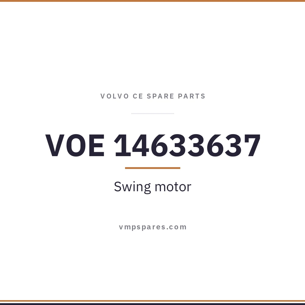 VOE 14633637 – Swing motor
