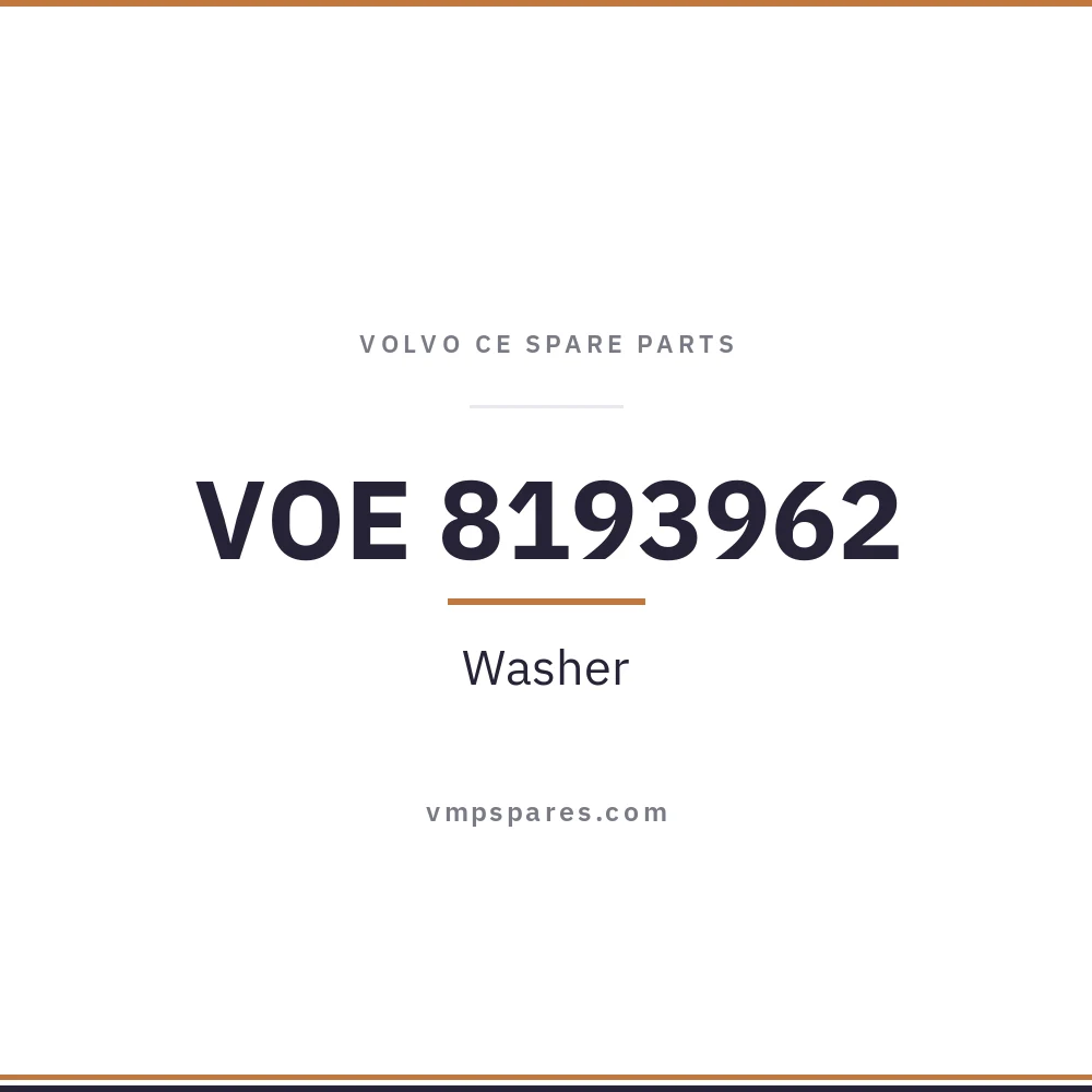 VOE 8193962 – Washer