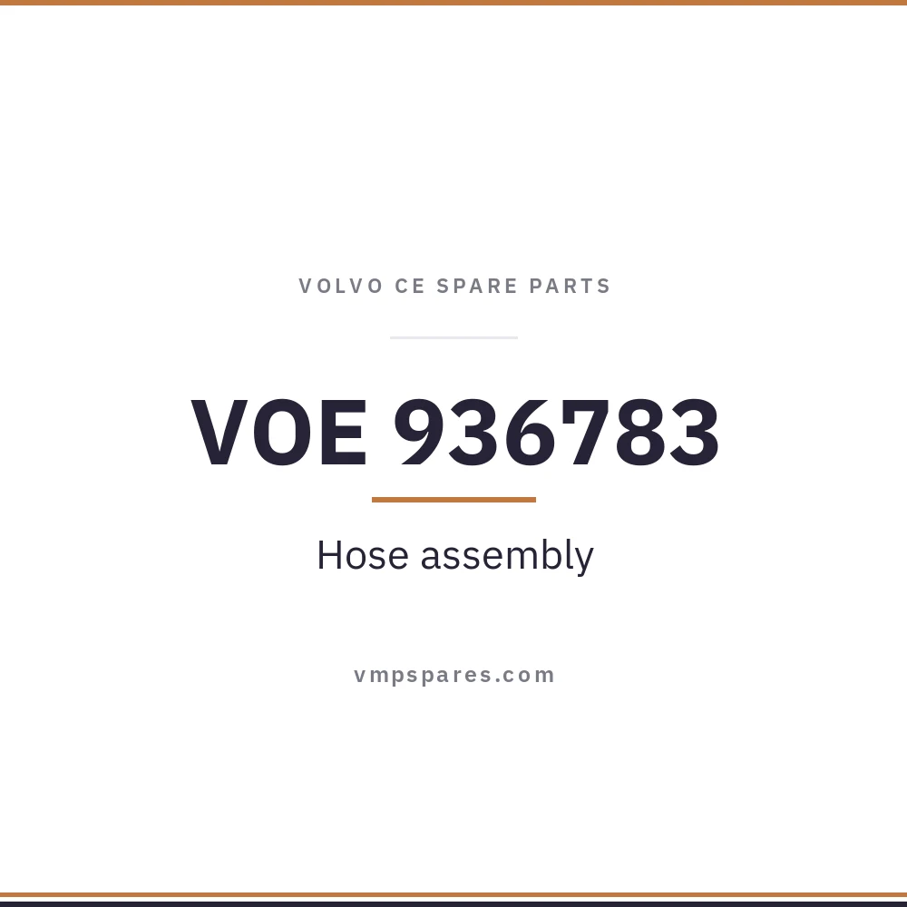 VOE 936783 – Hose assembly