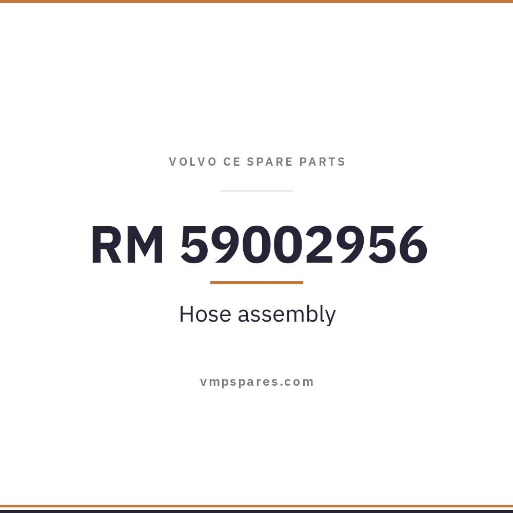 RM 59002956 – Hose assembly