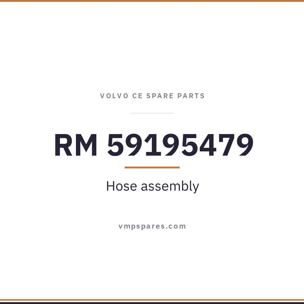 RM 59195479 – Hose assembly