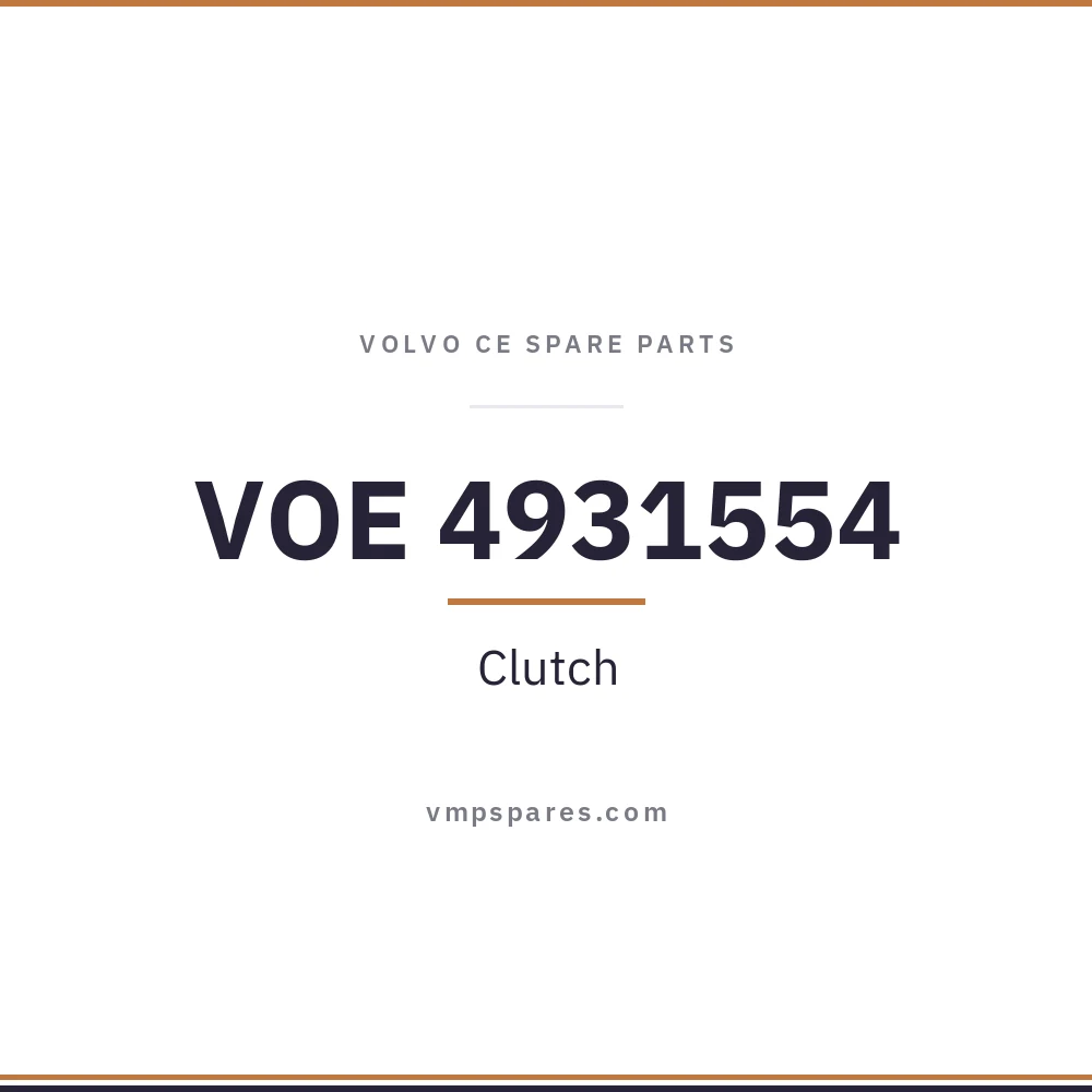 VOE 4931554 – Clutch