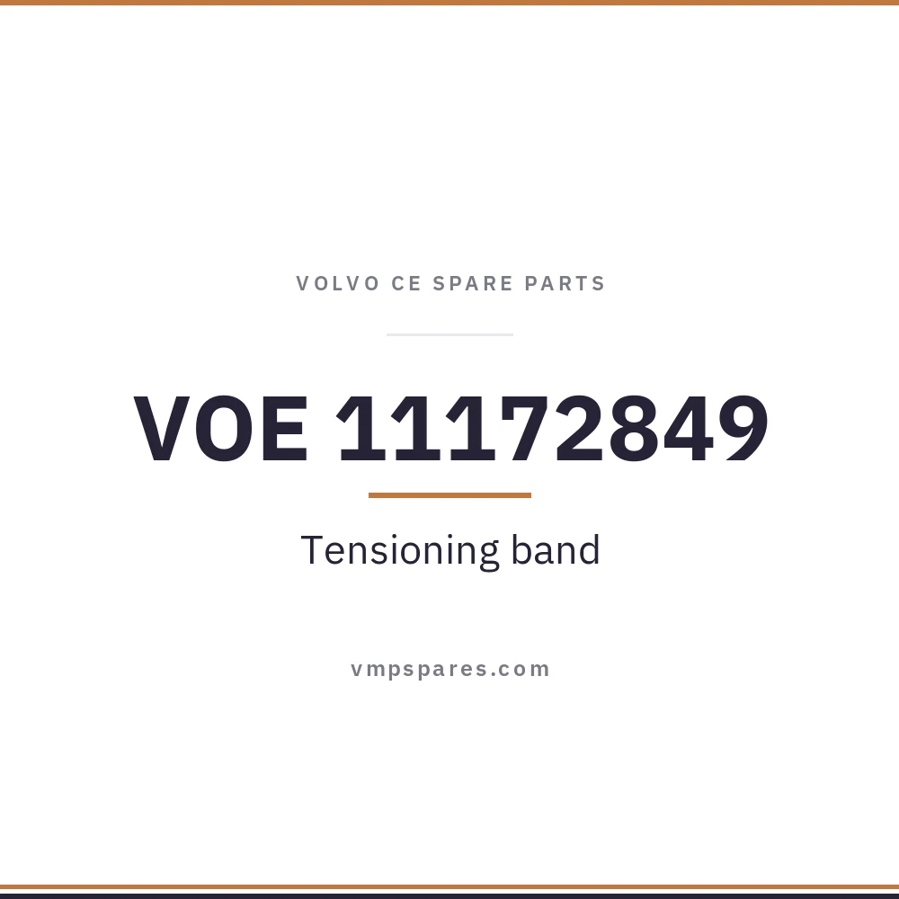 VOE 11172849 – Tensioning band
