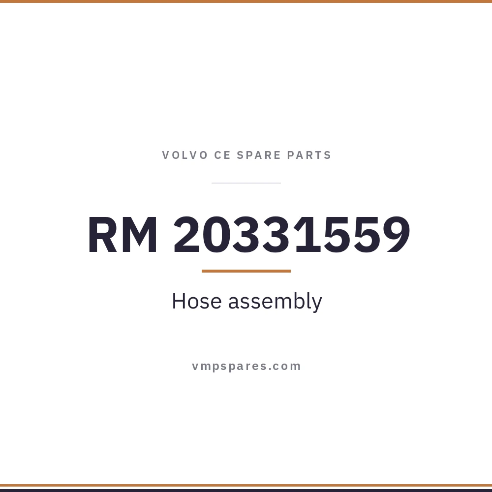 RM 20331559 – Hose assembly