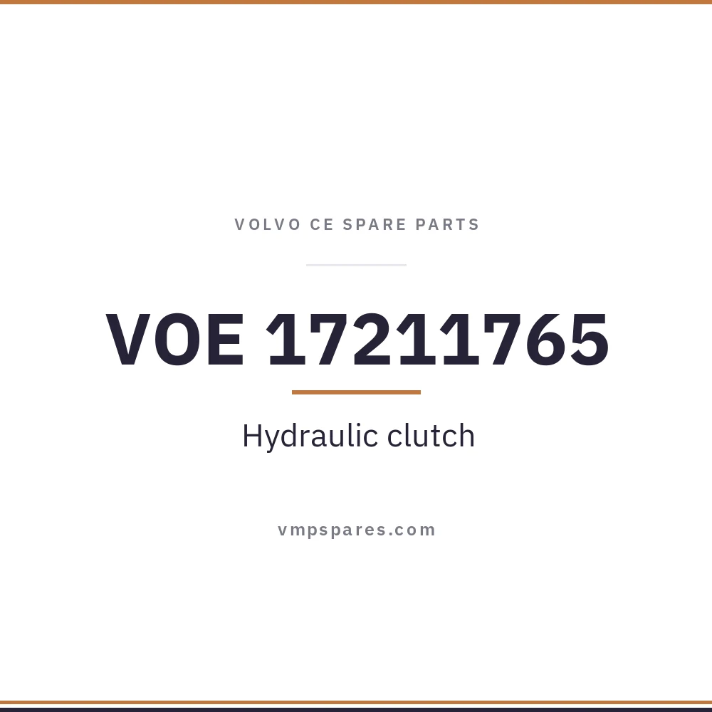 VOE 17211765 – Hydraulic clutch