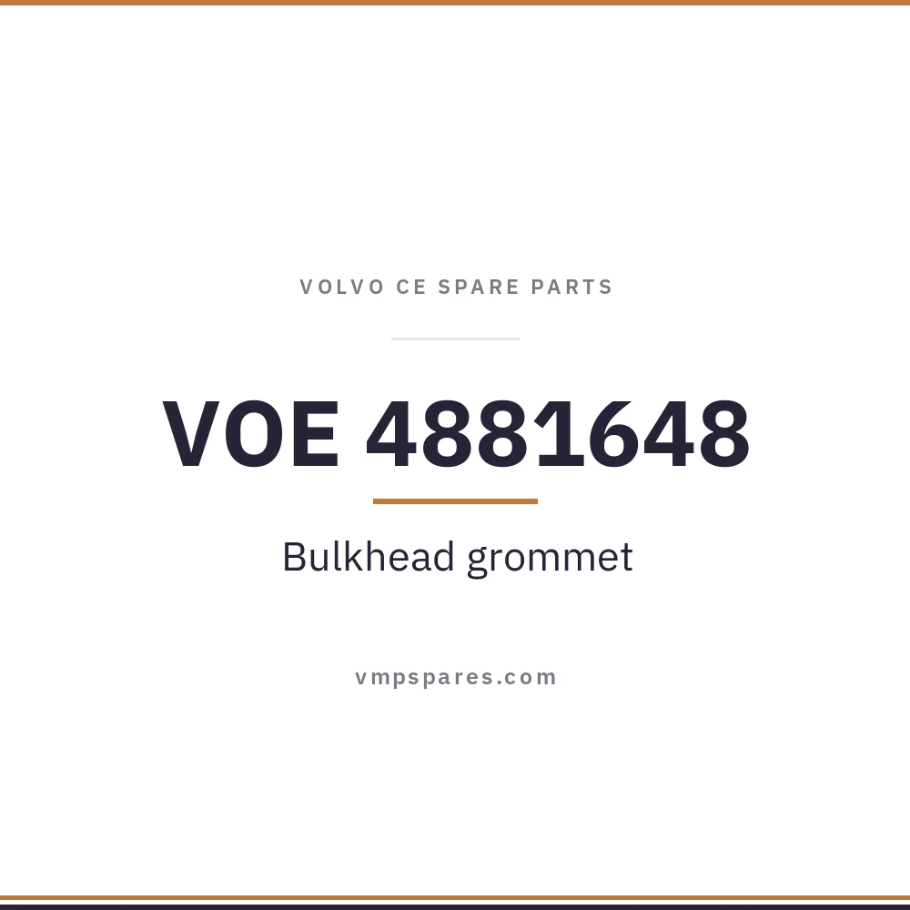 VOE 4881648 – Bulkhead grommet