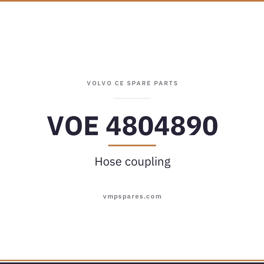 VOE 4804890 – Hose coupling