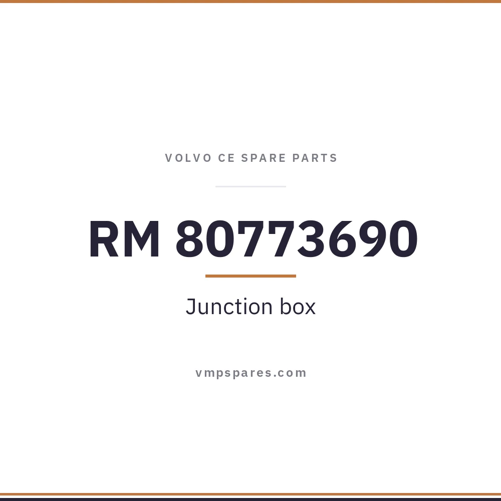 RM 80773690 – Junction box