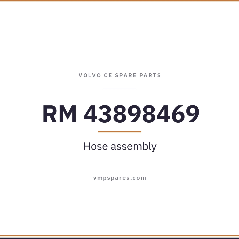 RM 43898469 – Hose assembly