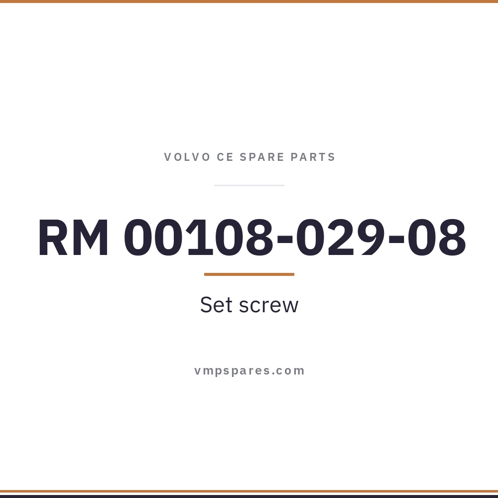 RM 00108-029-08 – Set screw