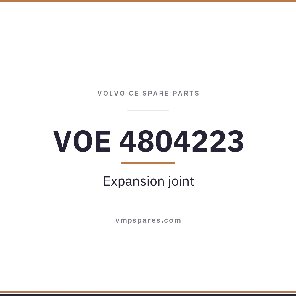 VOE 4804223 – Expansion joint
