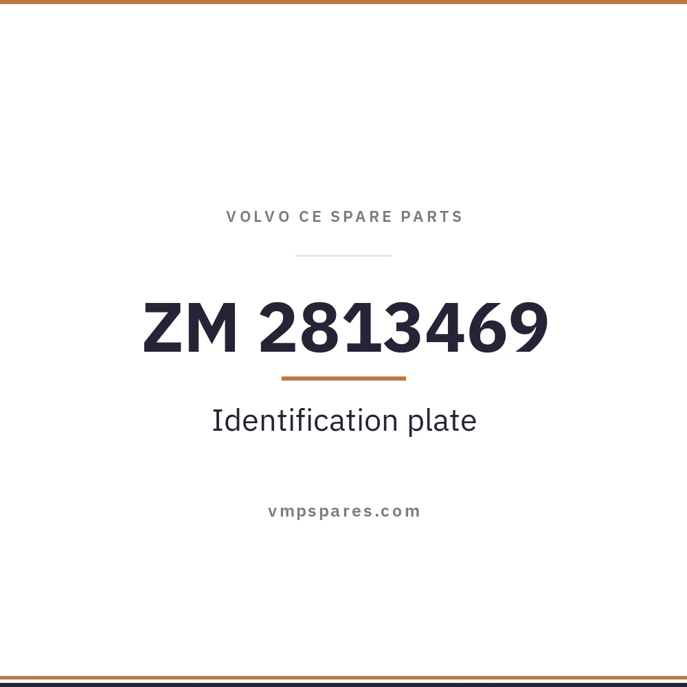 ZM 2813469 – Identification plate