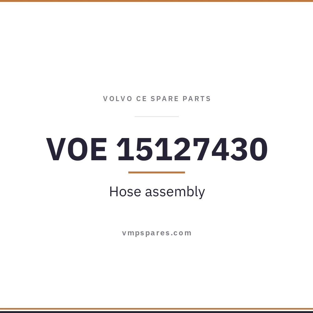VOE 15127430 – Hose assembly