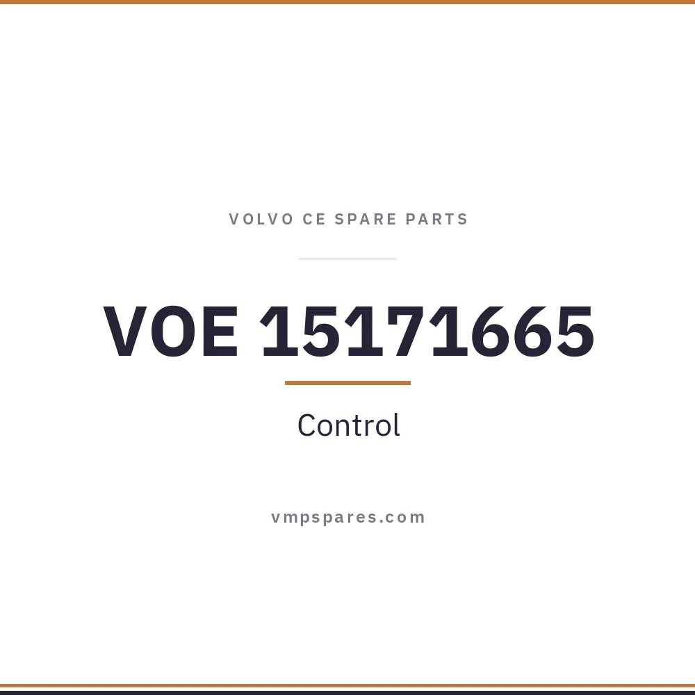 VOE 15171665 – Control