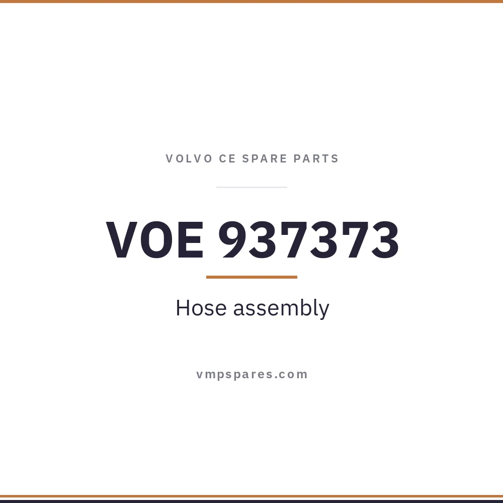 VOE 937373 – Hose assembly