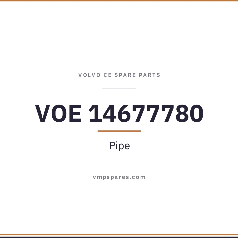 VOE 14677780 – Pipe