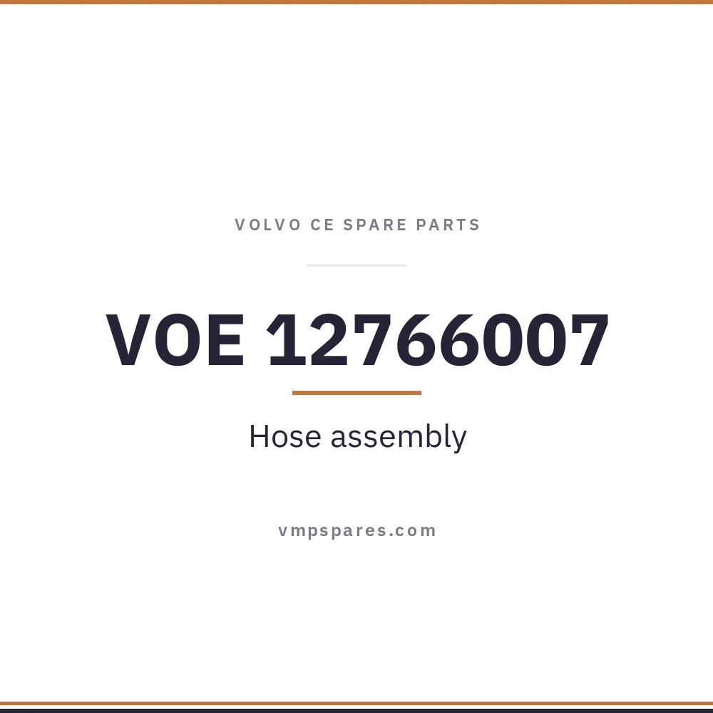 VOE 12766007 – Hose assembly