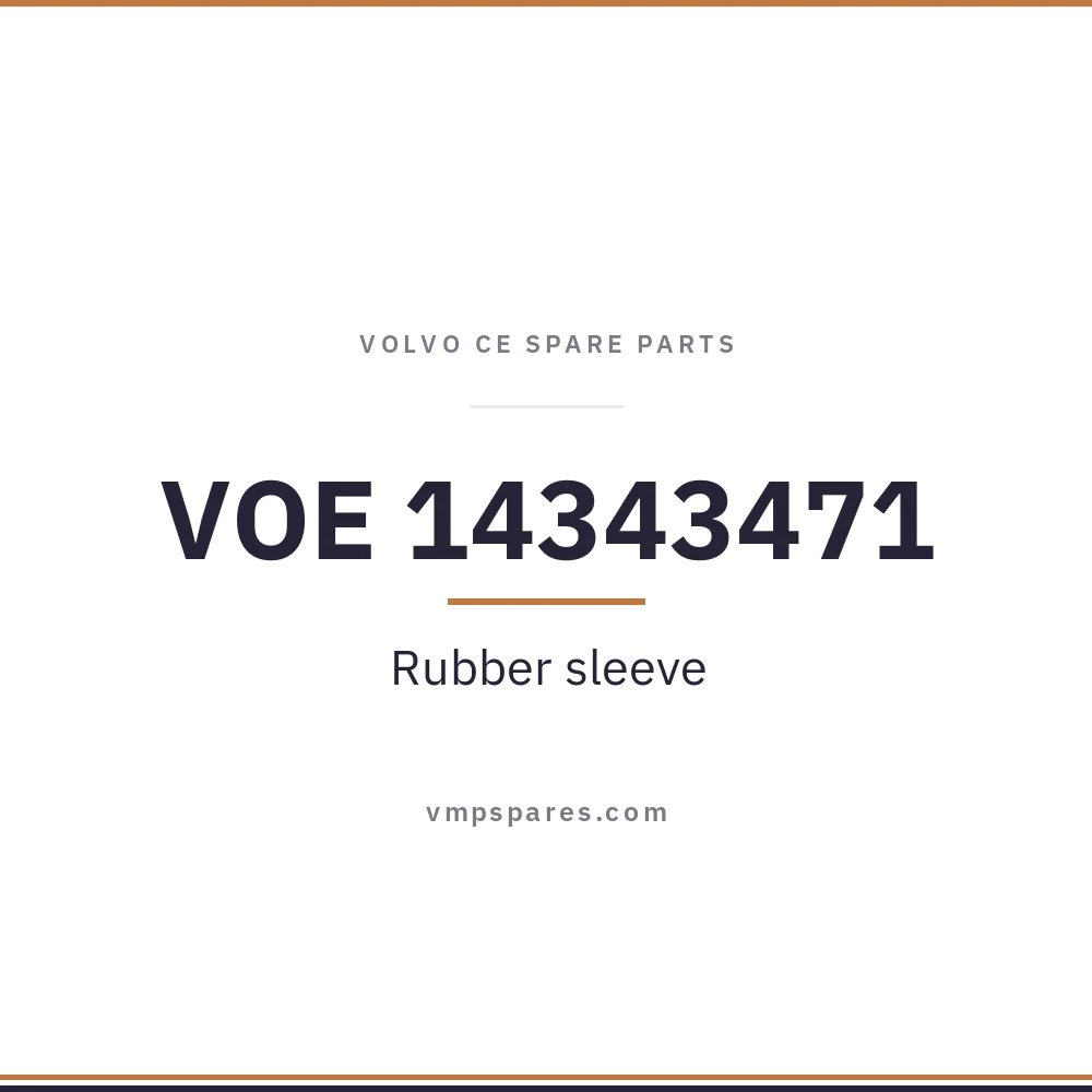 VOE 14343471 – Rubber sleeve