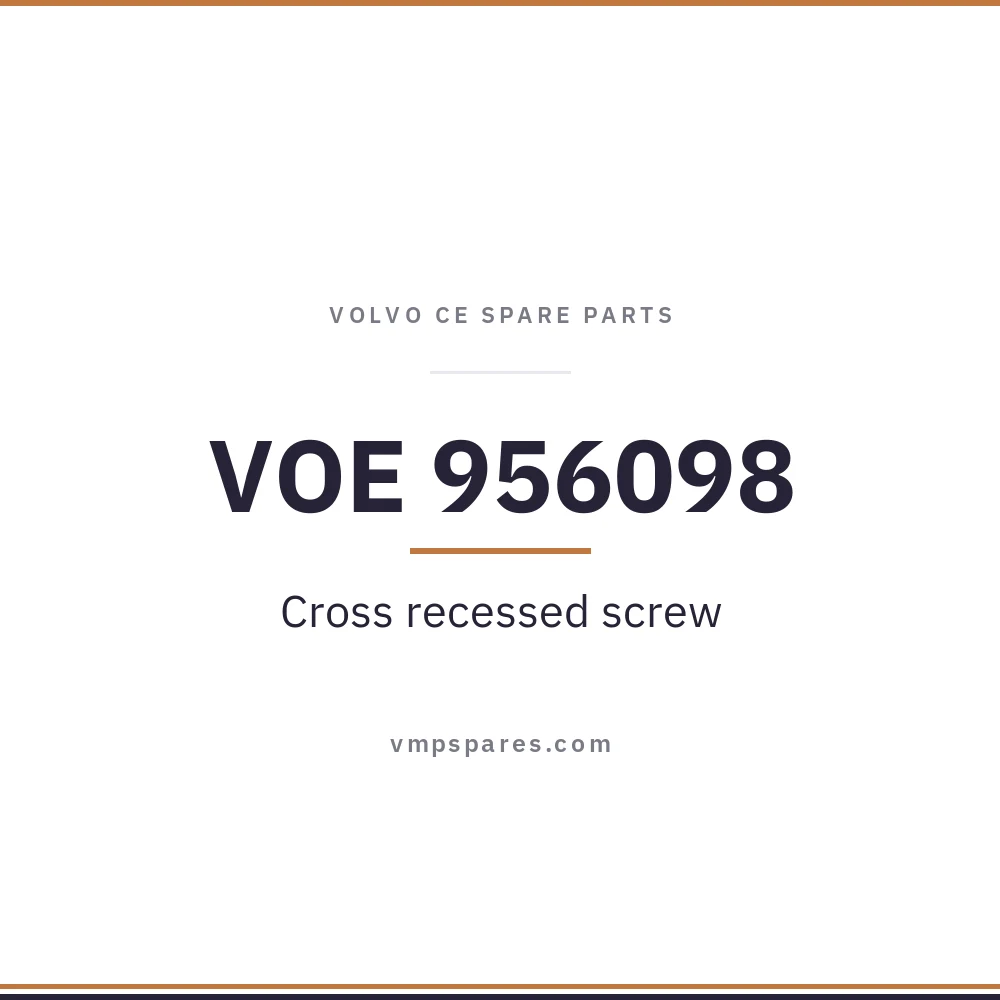 VOE 956098 – Cross recessed screw