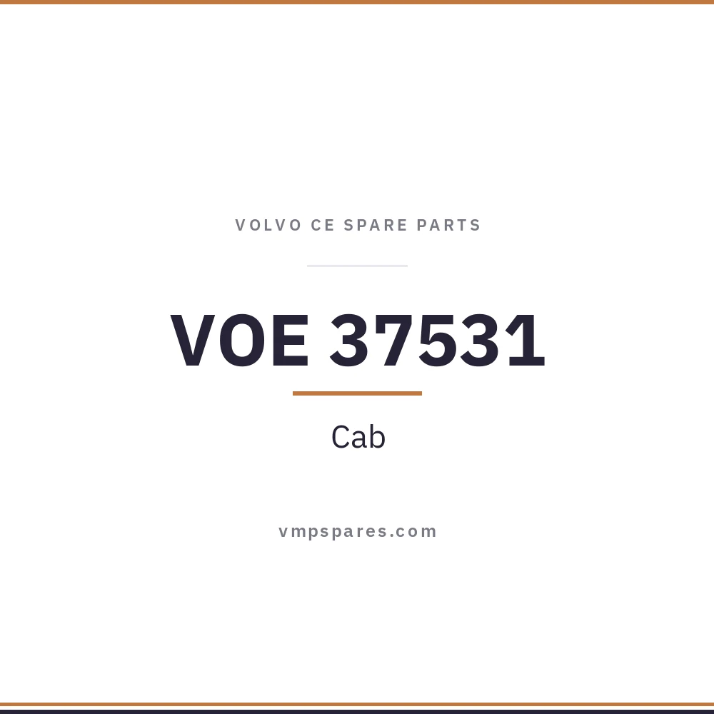 VOE 37531 – Cab