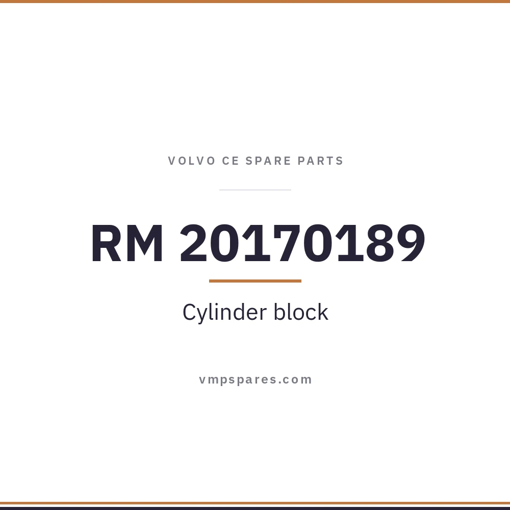 RM 20170189 – Cylinder block