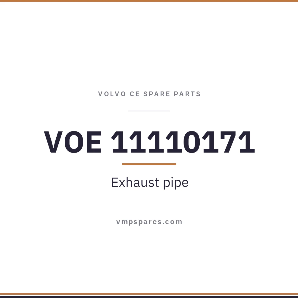 VOE 11110171 – Exhaust pipe