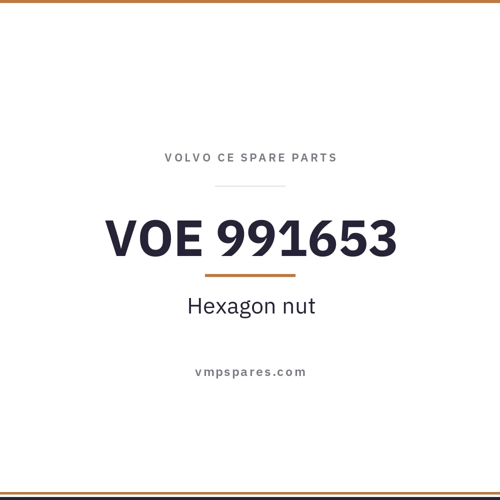 VOE 991653 – Hexagon nut