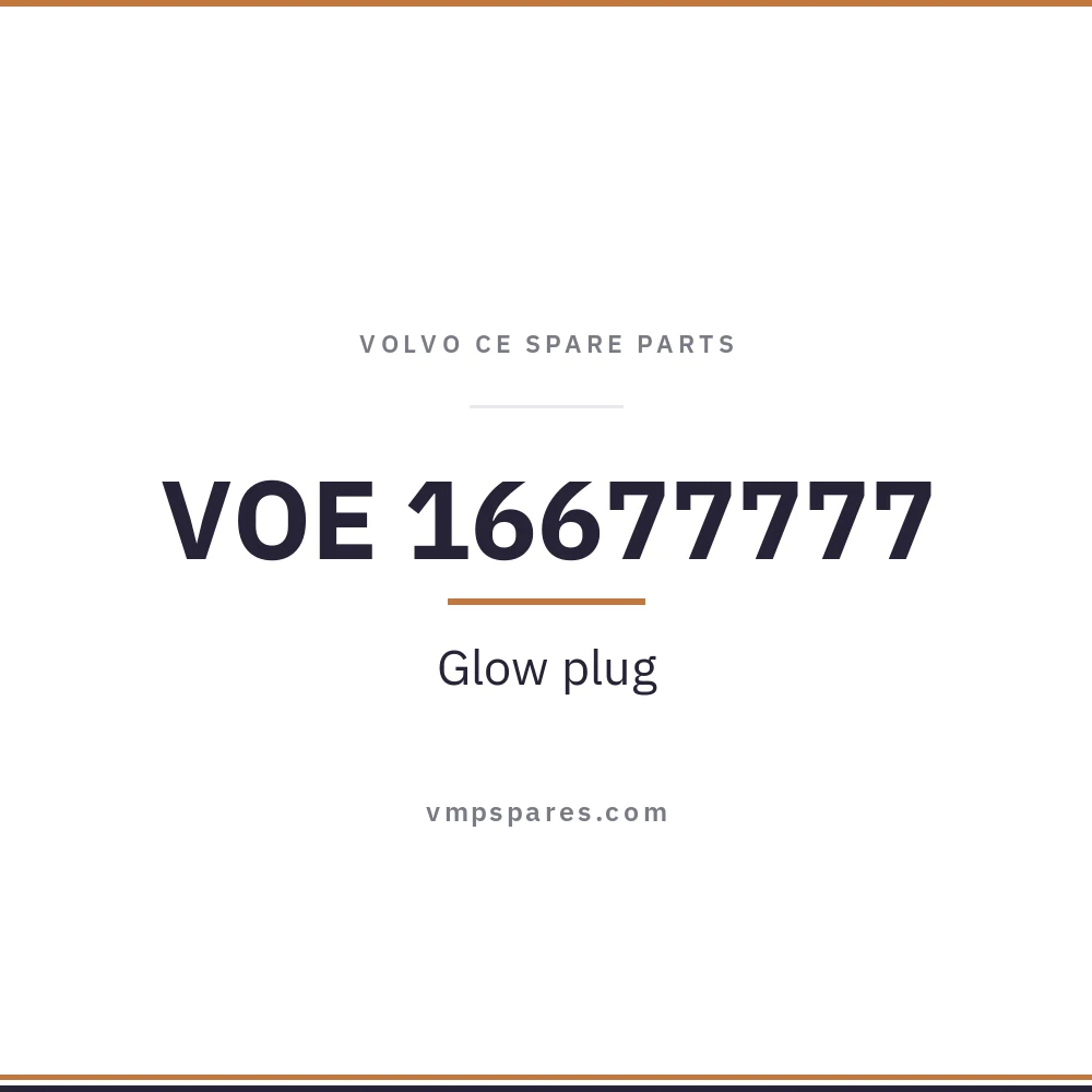 VOE 16677777 – Glow plug